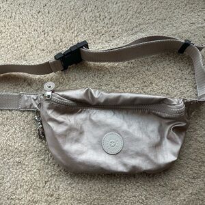 Kipling Shimmering light Gold Fanny pack Crossbody Bag
